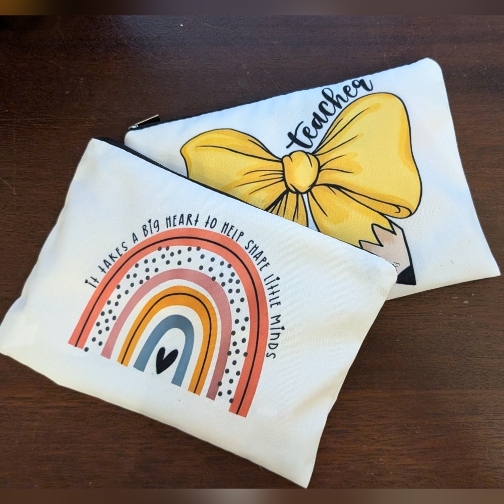 Filled with Goodies Colorful Teacher Zipper Pouch - Picture 5 of 7